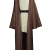 Star Wars Prequel Trilogy Jedi Knight Obi-Wan Kenobi Cosplay Costume | Movie Outfit