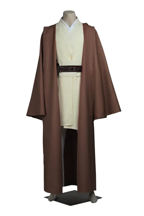 Star Wars Prequel Trilogy Jedi Knight Obi-Wan Kenobi Cosplay Costume | Movie Outfit