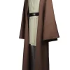 Star Wars Prequel Trilogy Jedi Knight Obi-Wan Kenobi Cosplay Costume | Movie Outfit