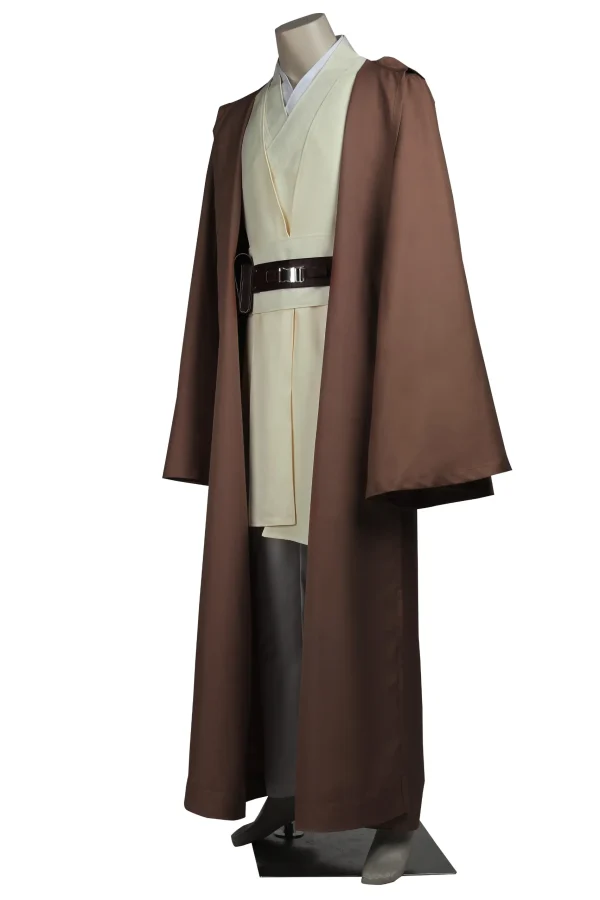 Star Wars Prequel Trilogy Jedi Knight Obi-Wan Kenobi Cosplay Costume | Movie Outfit