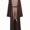 Star Wars Prequel Trilogy Jedi Master Mace Windu Cosplay Costume | Movie Outfit