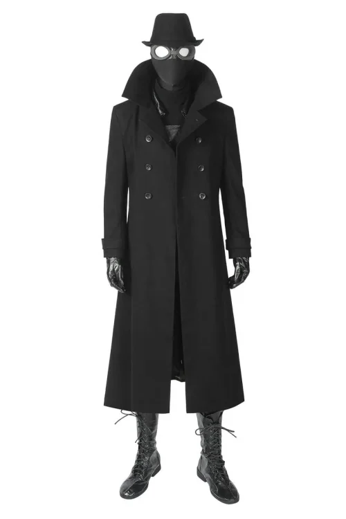 Spider-Man: Into the Spider-Verse Spider-Man Noir Cosplay Costume | Hero Outfit