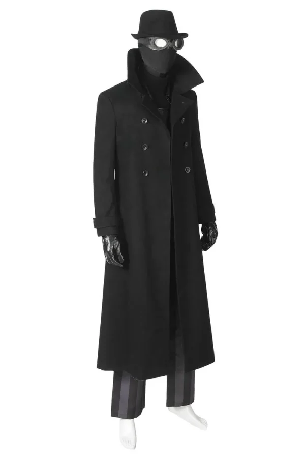 Spider-Man: Into the Spider-Verse Spider-Man Noir Cosplay Costume | Hero Outfit
