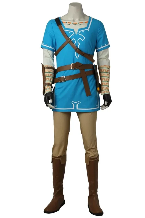 The Legend of Zelda: Breath of the Wild Link Cosplay Costume | Game Outfit