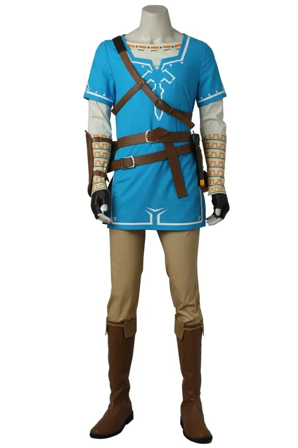 The Legend of Zelda: Breath of the Wild Link Cosplay Costume | Game Outfit