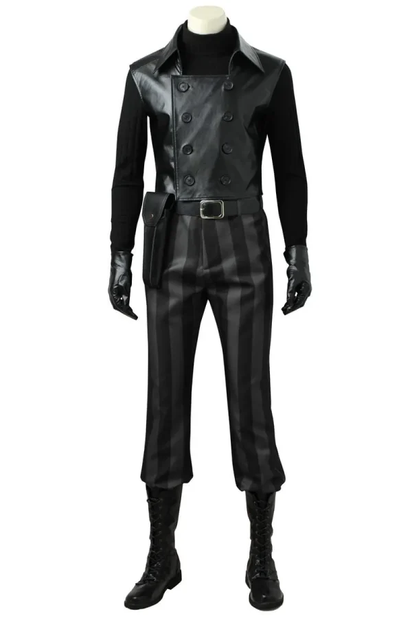 Spider-Man: Into the Spider-Verse Spider-Man Noir Cosplay Costume | Hero Outfit