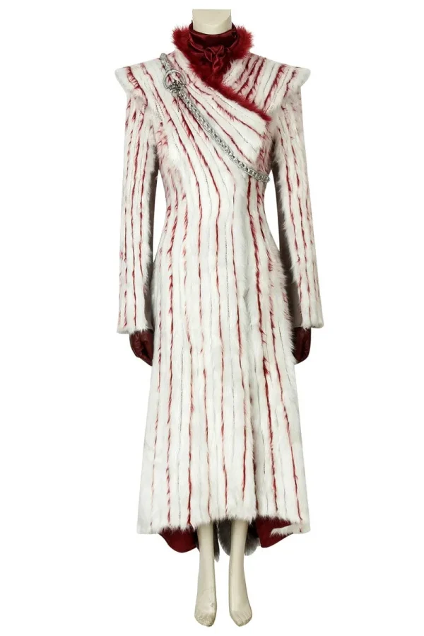 Game of Thrones Season 8 Daenerys Targaryen Cosplay Costume | TV Series Outfit