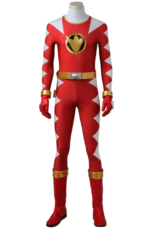 Power Rangers Dino Thunder Red Ranger Cosplay Costume | Hero Outfit