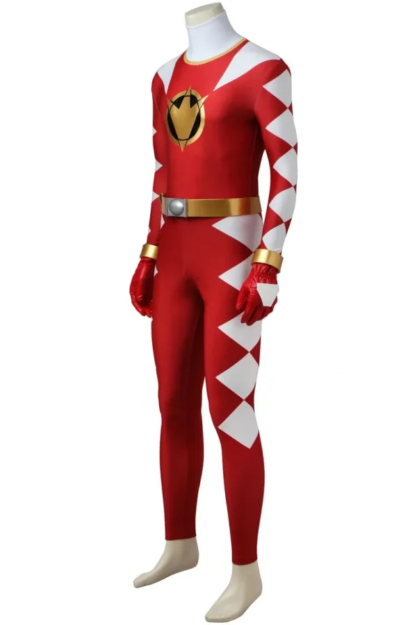 Power Rangers Dino Thunder Red Ranger Cosplay Costume | Hero Outfit
