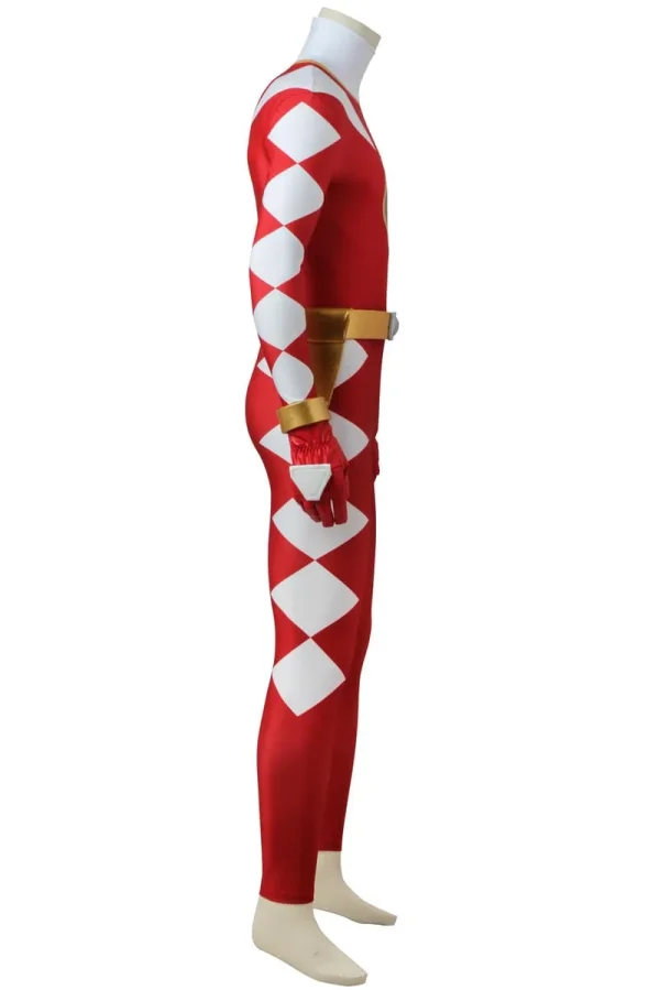 Power Rangers Dino Thunder Red Ranger Cosplay Costume | Hero Outfit