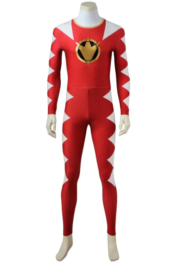 Power Rangers Dino Thunder Red Ranger Cosplay Costume | Hero Outfit