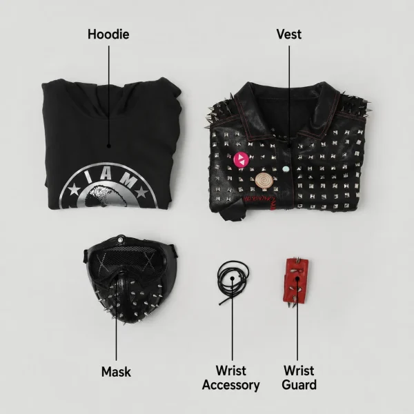 Watch Dogs 2 Wrench Cosplay Costume | Game Outfit