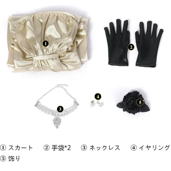 Resident Evil Village Lady Dimitrescu Cosplay Costume | Game Outfit