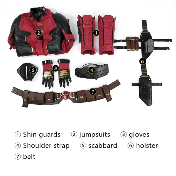 Deadpool & Wolverine Deadpool Premium Cosplay Costume | Movie Outfit