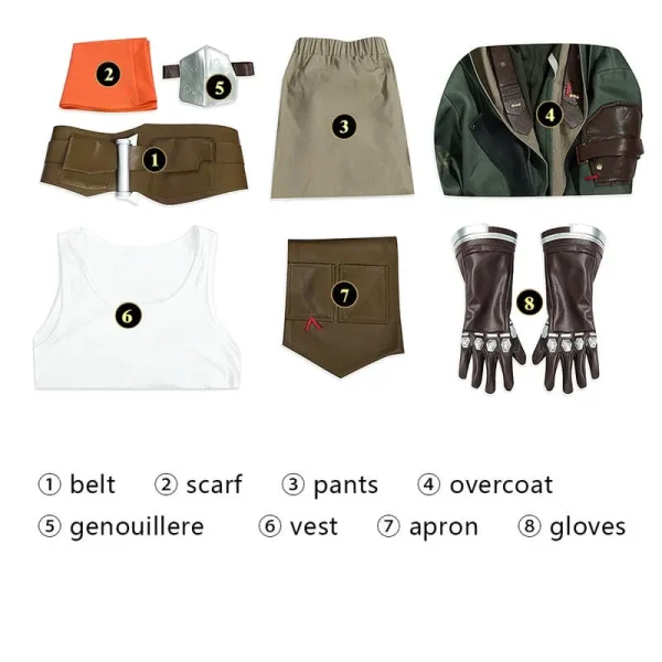 Arcane Season 2 Ekko Cosplay Costume | Animated Series Outfit