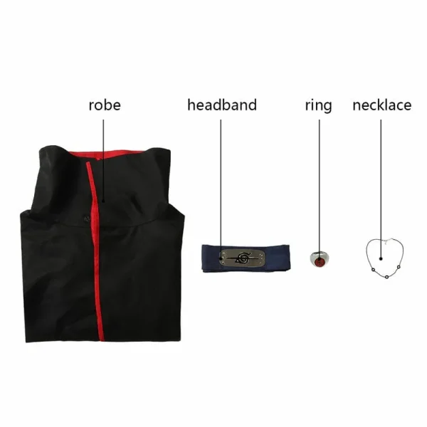 Naruto Akatsuki Itachi Uchiha Cosplay Costume | Anime Outfit