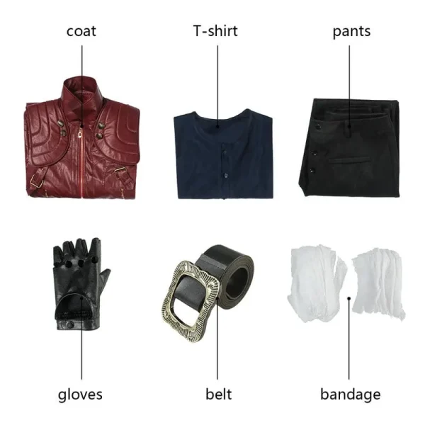 Devil May Cry 5 Dante Cosplay Costume | Game Outfit