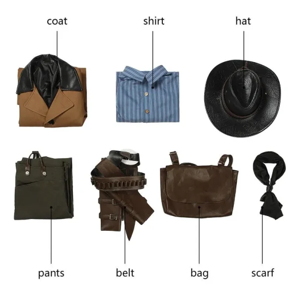 Red Dead Redemption 2 Arthur Morgan Cosplay Costume | Game Outfit