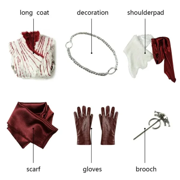 Game of Thrones Season 8 Daenerys Targaryen Cosplay Costume | TV Series Outfit