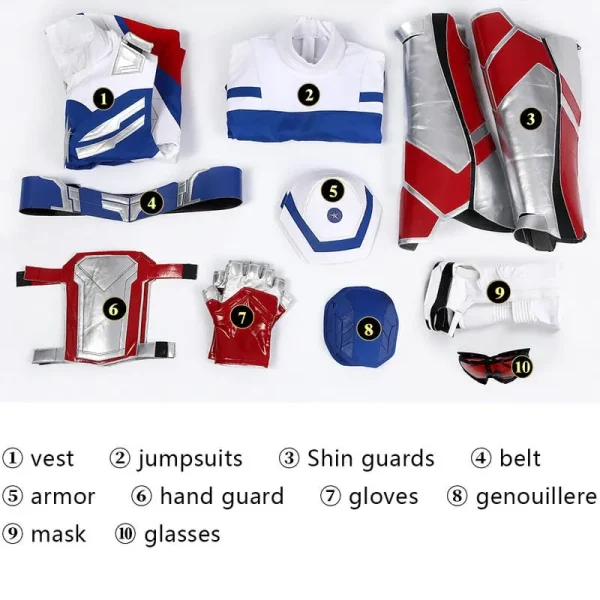 The Falcon and the Winter Soldier Captain America Sam Wilson Cosplay Costume | TV Series Outfit