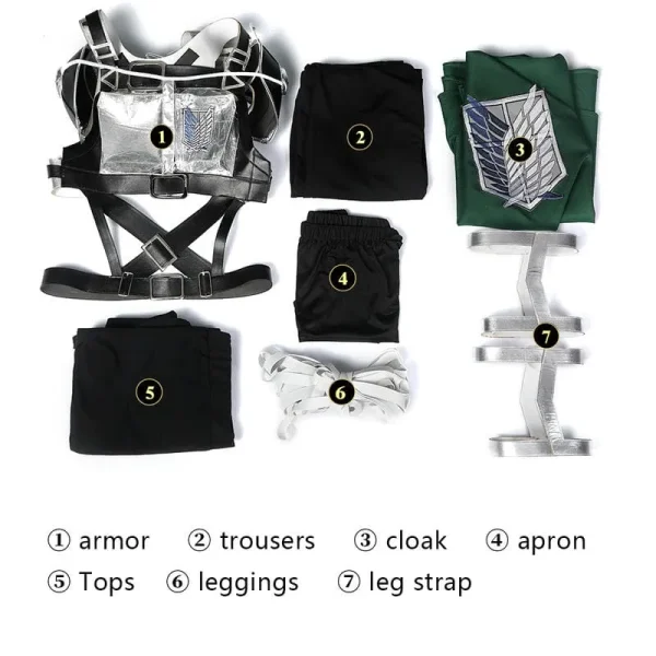 Attack on Titan Season Four Final Chapters Cosplay Costume | Anime Outfit