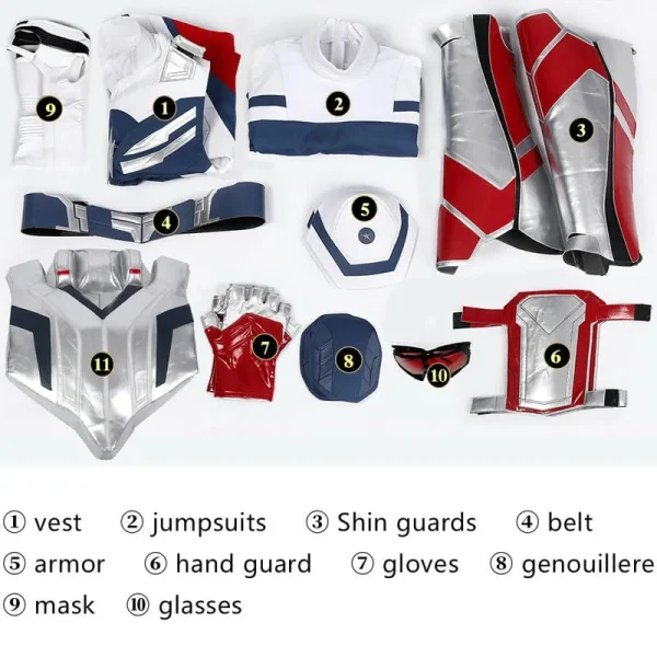The Falcon and the Winter Soldier Captain America Cosplay Costume | TV Series Outfit